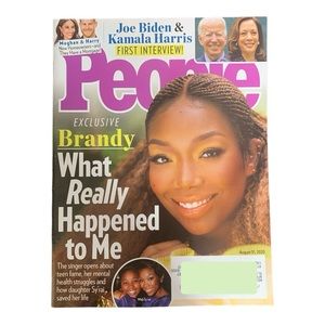People Magazine Aug 31 2020 Brandy Joe Biden Kamala Harris Meghan Prince Harry